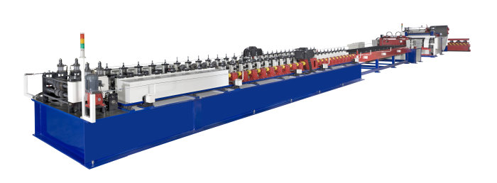 garage door panel forming machine